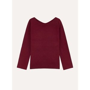 Aritzia Babaton kitano burgundy red sweater